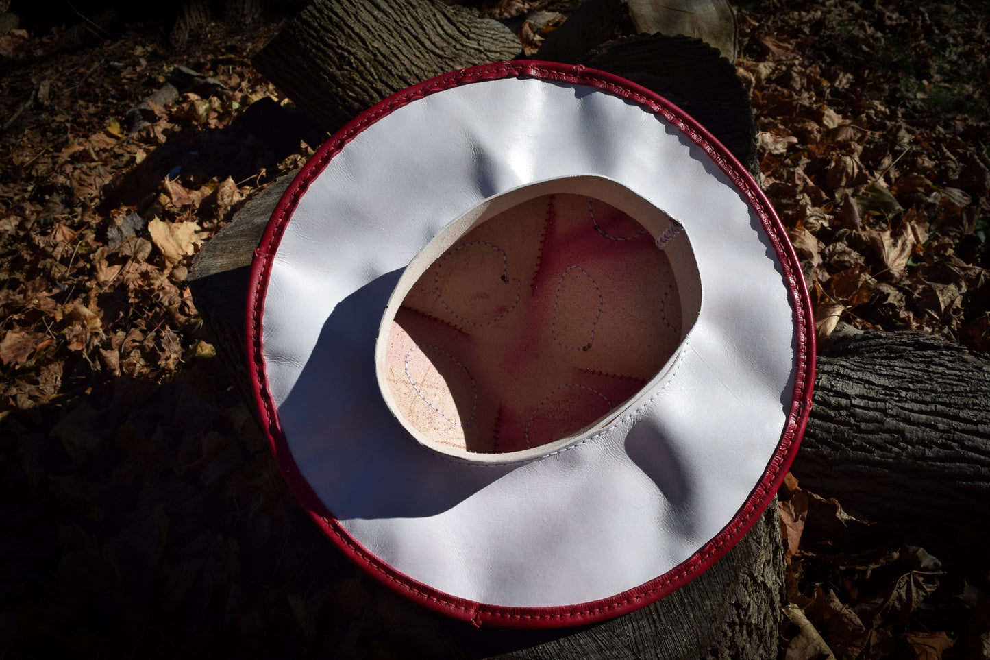Mushroom Hat, Leather (Choose your size)