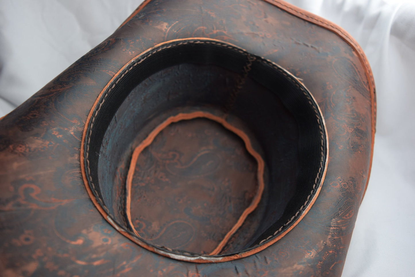 Cowboy/Bounty Hunter Leather Hat - choose your size and colors