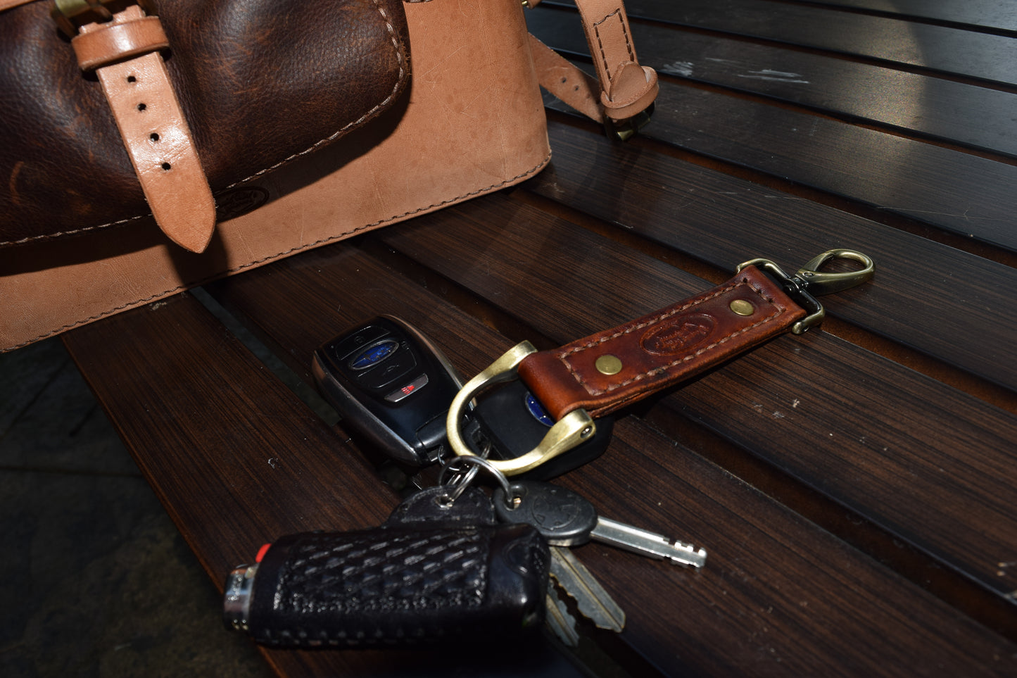 Leather Key Fob