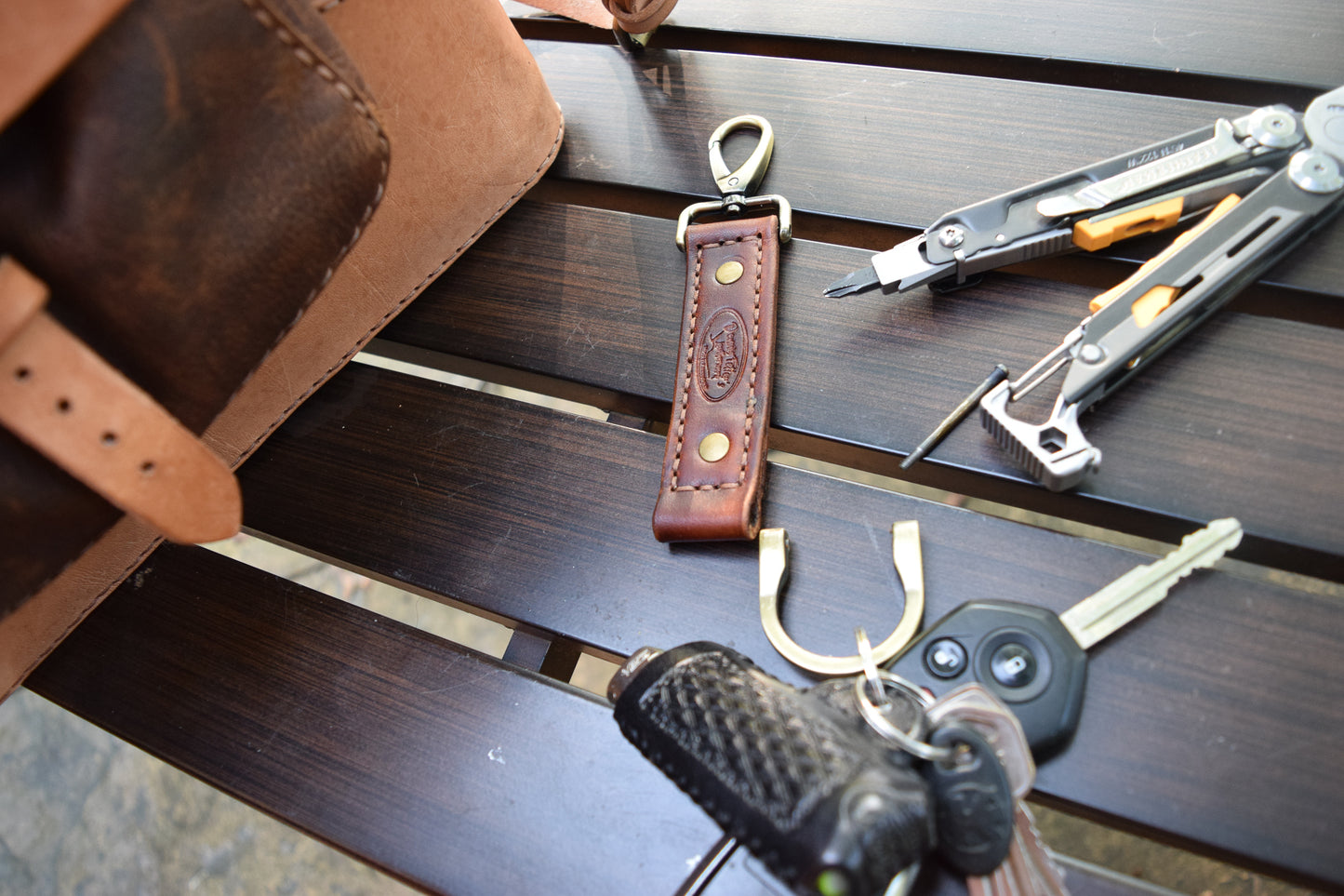 Leather Key Fob