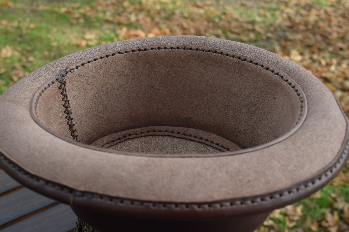 Pork Pie leather hat - choose your size/color