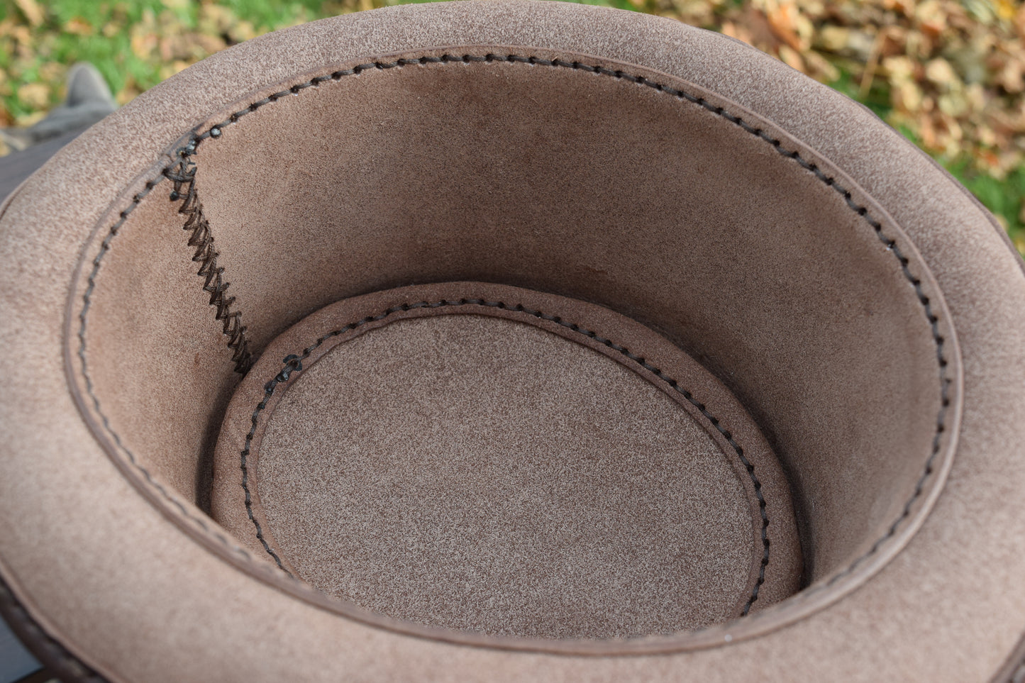 Pork Pie leather hat - choose your size/color