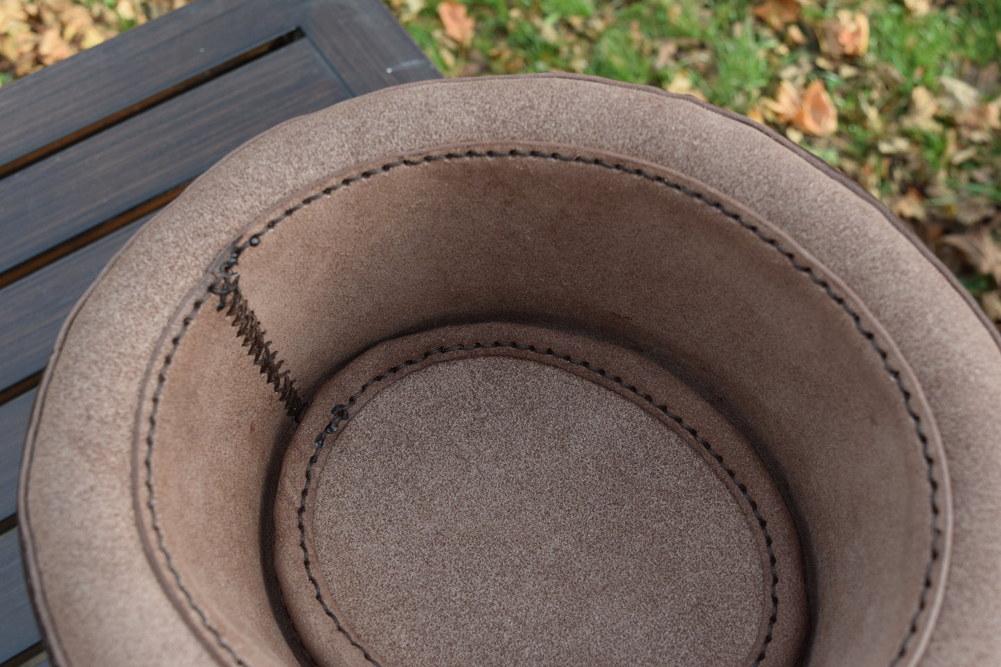 Pork Pie leather hat - choose your size/color