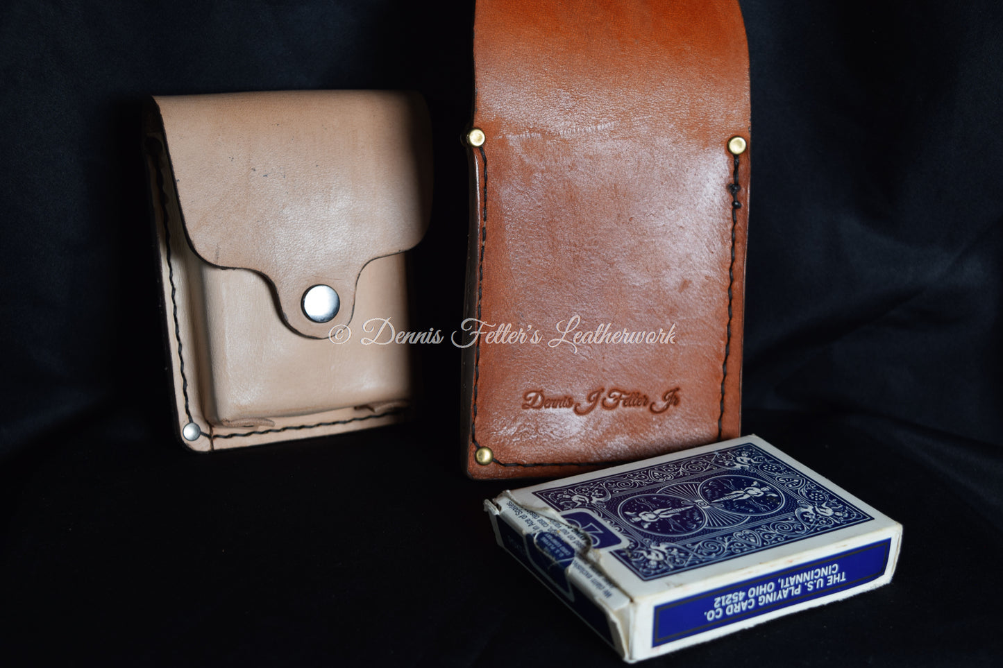 Playing Card Case (Choose your color. Natural, Brown, or Black)