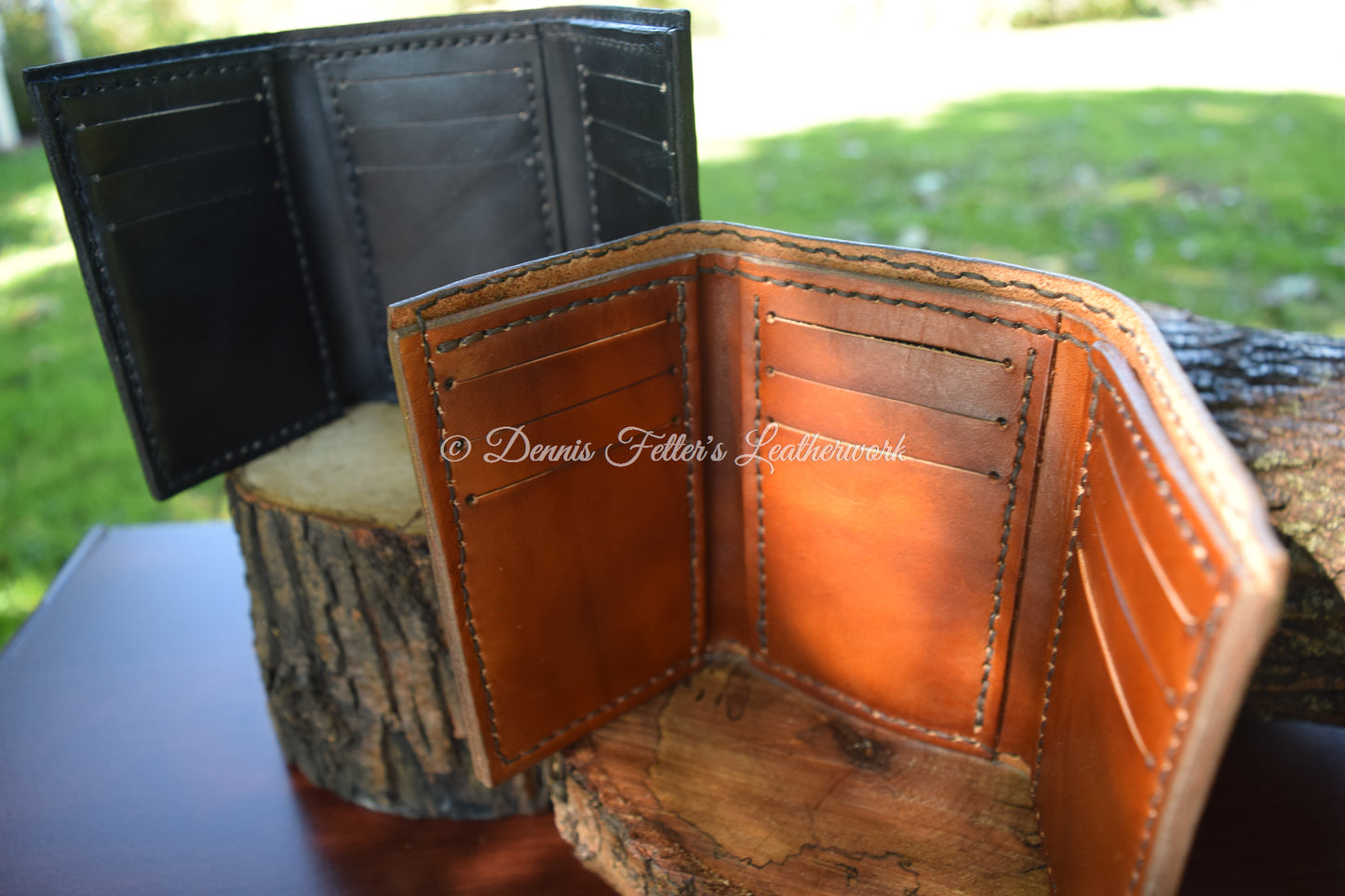 Stamped Trifold Wallet (Choose your color)